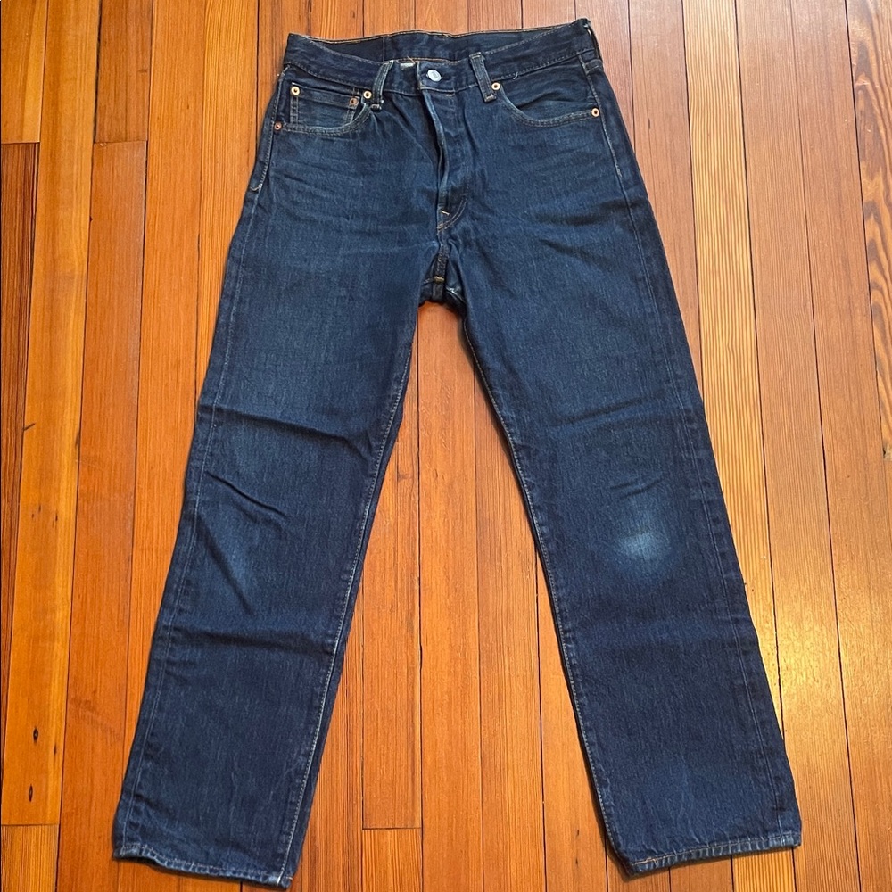 Levi's Men's Dark Blue Straight Jeans